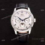 Copy IWC Portugieser Perpetual Calendar White Dial Watches